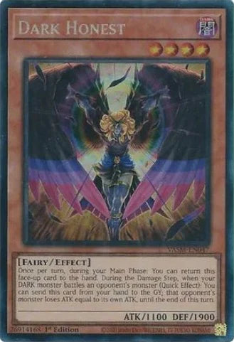 honest yugioh card Dark Honest - VASM-EN047 - Collector's Rare