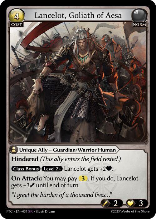 Lancelot, Goliath of Aesa - Fractured Crown (FTC) Foil