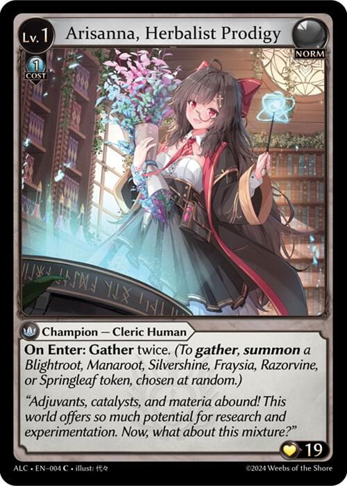Arisanna, Herbalist Prodigy - Alchemical Revolution (ALC) Foil