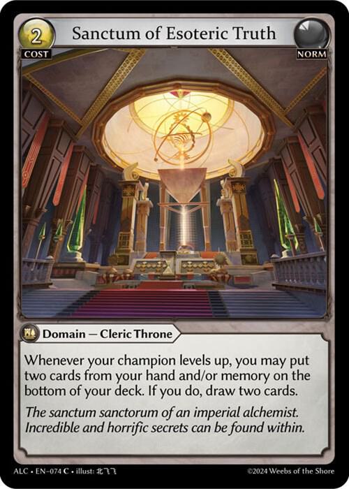 Sanctum of Esoteric Truth - Alchemical Revolution (ALC) Foil