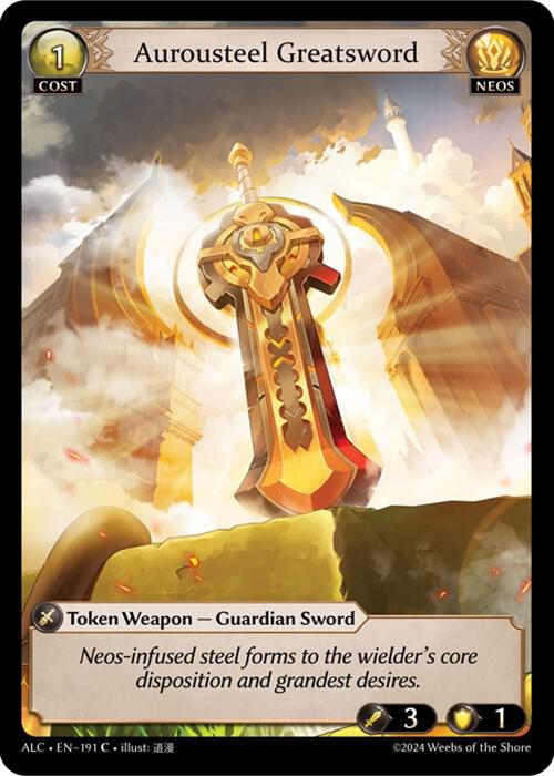 Aurousteel Greatsword - Alchemical Revolution (ALC) Foil