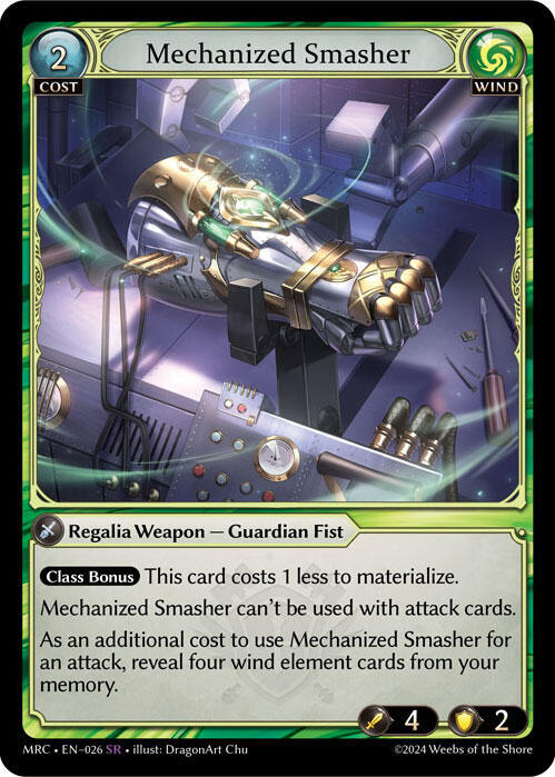 Mechanized Smasher - Mercurial Heart (MRC)