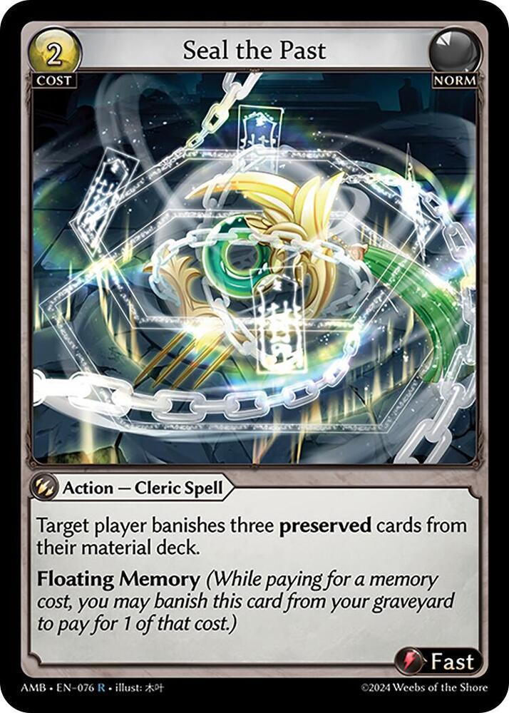 Seal the Past - Mortal Ambition (AMB1E) Foil