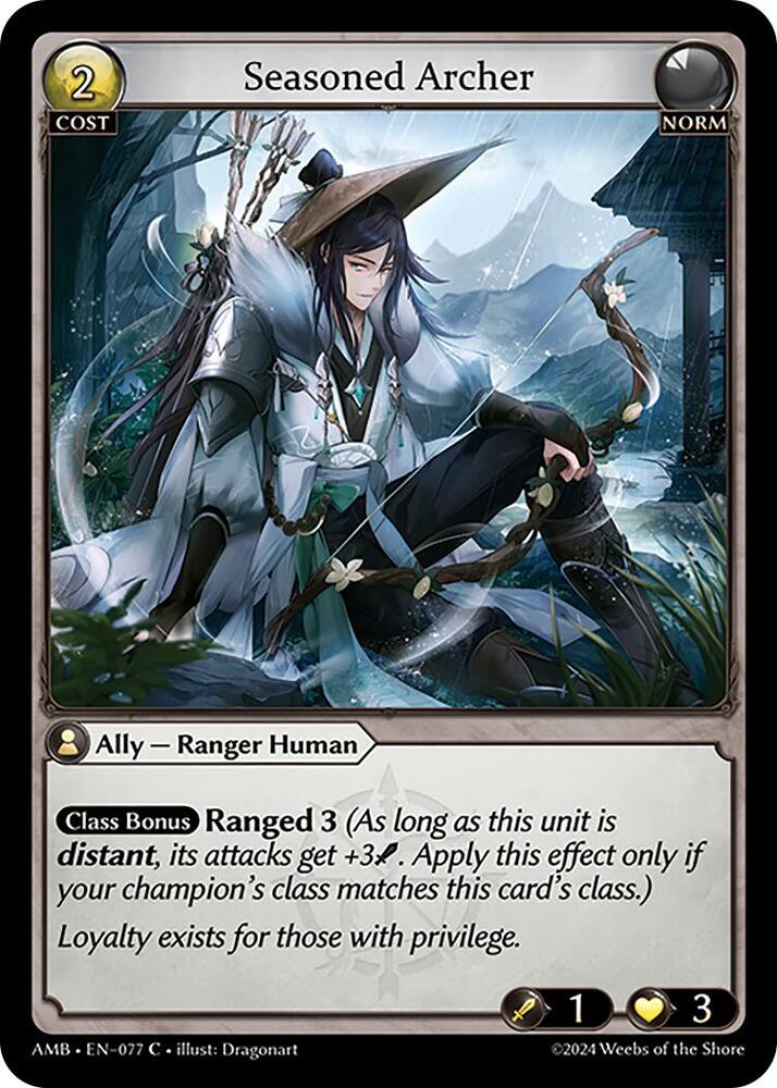 Seasoned Archer - Mortal Ambition (AMB1E) Foil