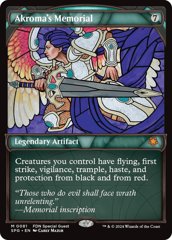 Akroma's Memorial (Showcase) - Special Guests (SPG) Foil