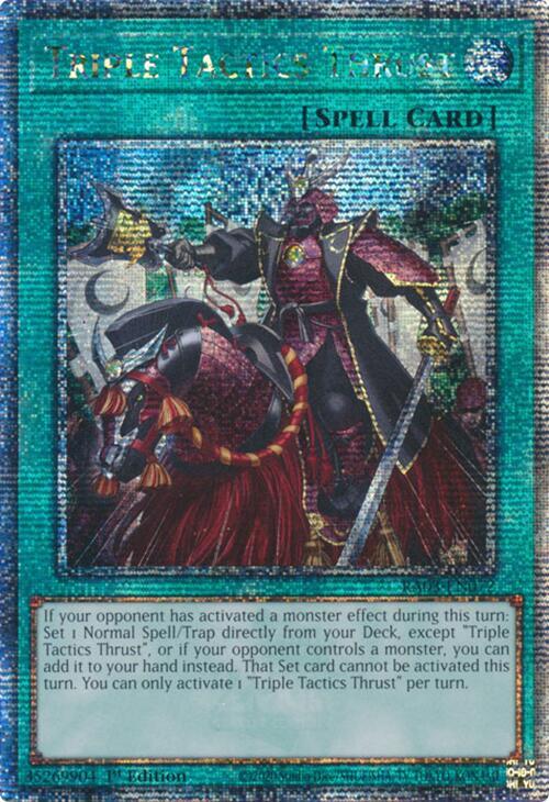 Triple Tactics Thrust (Quarter Century Secret Rare) - Quarter Century Bonanza