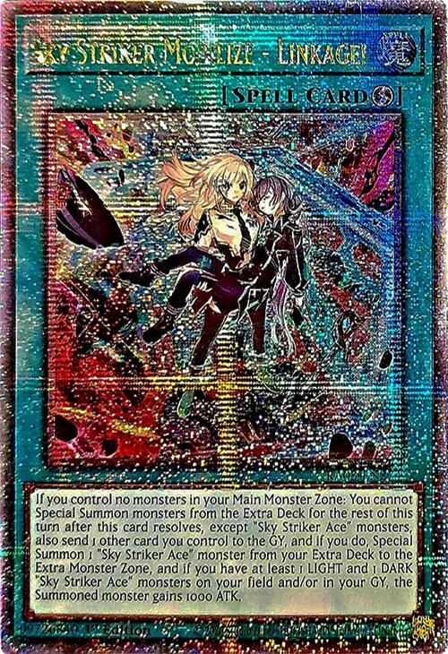 Sky Striker Mobilize - Linkage! (Quarter Century Secret Rare) - Quarter Century Bonanza