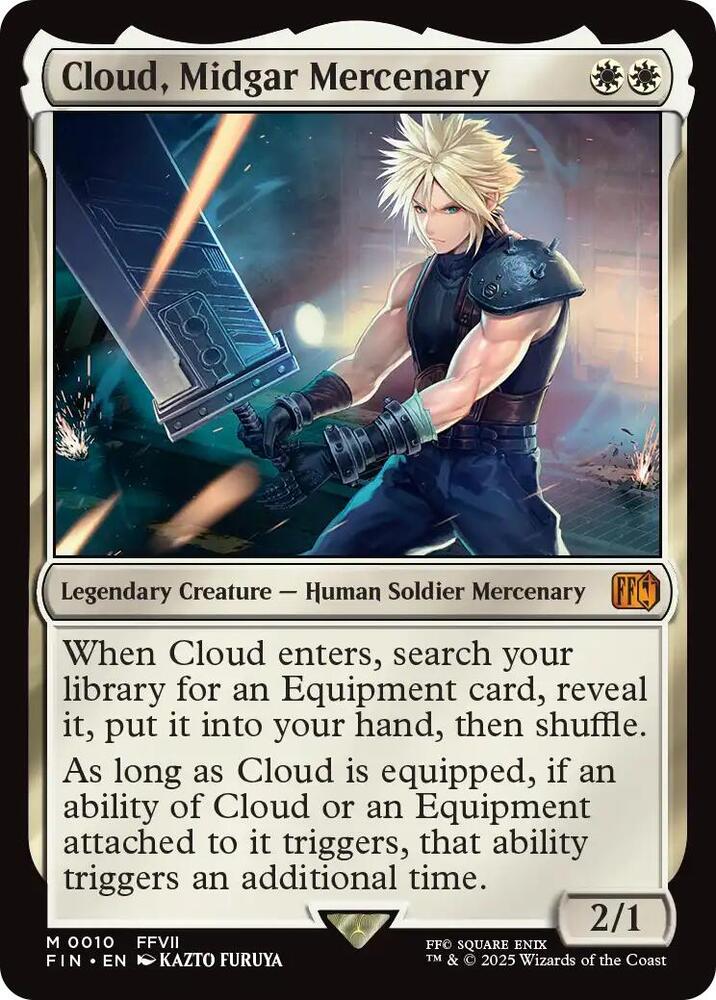 Cloud, Midgar Mercenary - FINAL FANTASY (FIN) - Foil