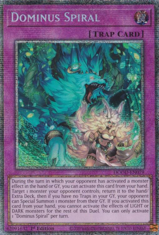 Dominus Spiral (Starlight Rare) - Doom of Dimensions (DOOD)
