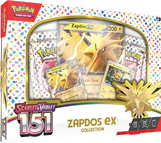 Pokemon - Scarlet & Violet - 151 - Zapdos ex Collection Box