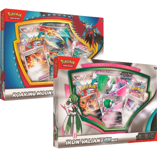 POKEMON - IRON VALIANT EX BOX/ROARING MOON EX BOX