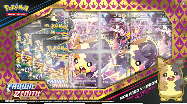 POKEMON - CROWN ZENITH - POKEMON MORPEKO V-UNION TREASURE COLLECTION