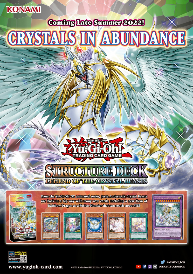 Yugioh - Structure Deck: Legend Of The Crystal Beasts - 1st Edition