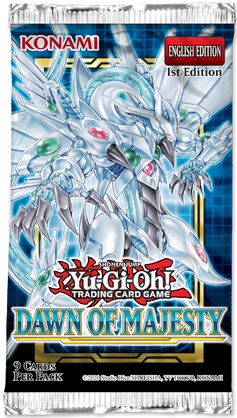 Yugioh - Dawn Of Majesty Booster Packs - 1st Edition