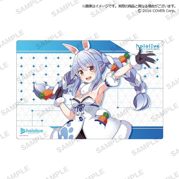 pekora card sleeves Bushiroad Rubber Mat Collection V2 Extra Hololive SUPER EXPO 2022