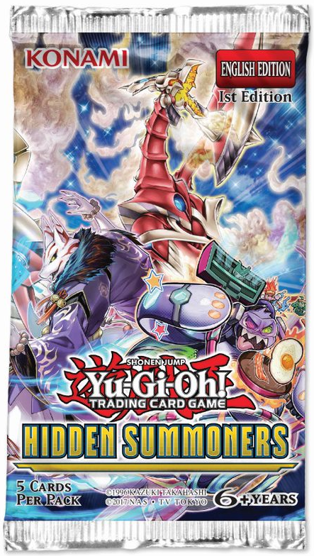 Yugioh - Hidden Summoners Booster Packs - 1st Edition