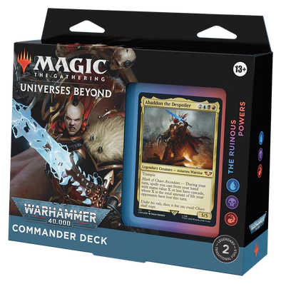 Magic The Gathering - WARHAMMER 40,000 COMMANDER DECK - THE RUINOUS POWERS