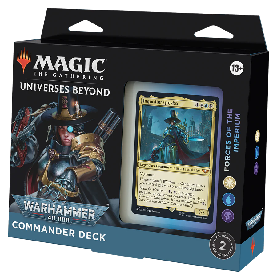 Magic The Gathering - WARHAMMER 40,000 COMMANDER DECK - FORCES OF THE IMPERIUM