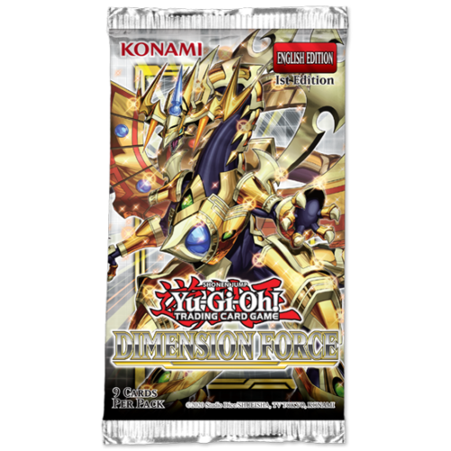 Yugioh - Dimension Force Booster Packs - 1st Edition