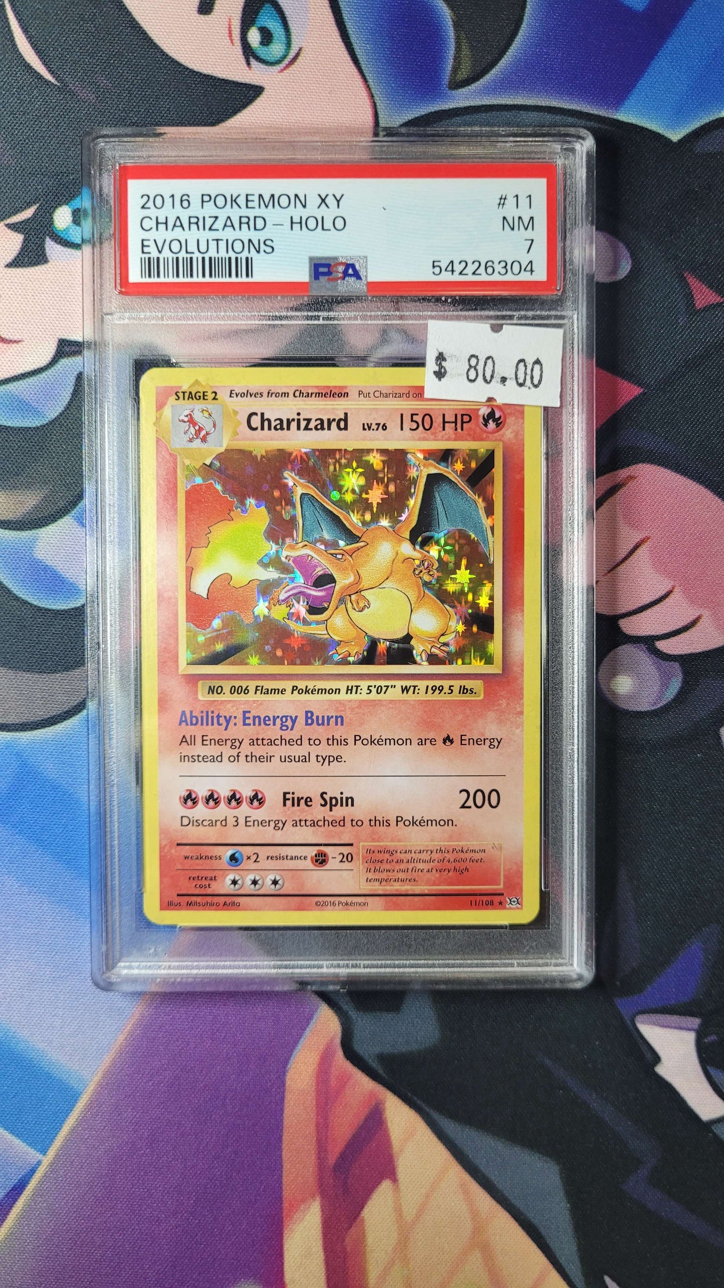 Pokmon - Charizard Holo - (11/108) - (XY - Evolutions (EVO)) - PSA 7 Go For Game Pokmon - Charizard Holo - (11/108) - (XY - Evolutions (EVO)) - PSA 7 Go For Game