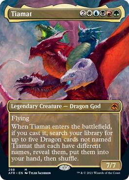Tiamat (Borderless) - Adventures in the Forgotten Realms (AFR)