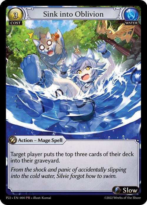 Sink into Oblivion - Promotional Cards (P)