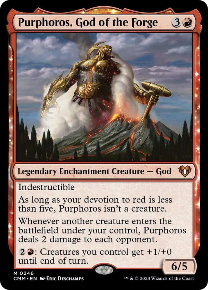 Purphoros, God of the Forge - Commander Masters (CMM)