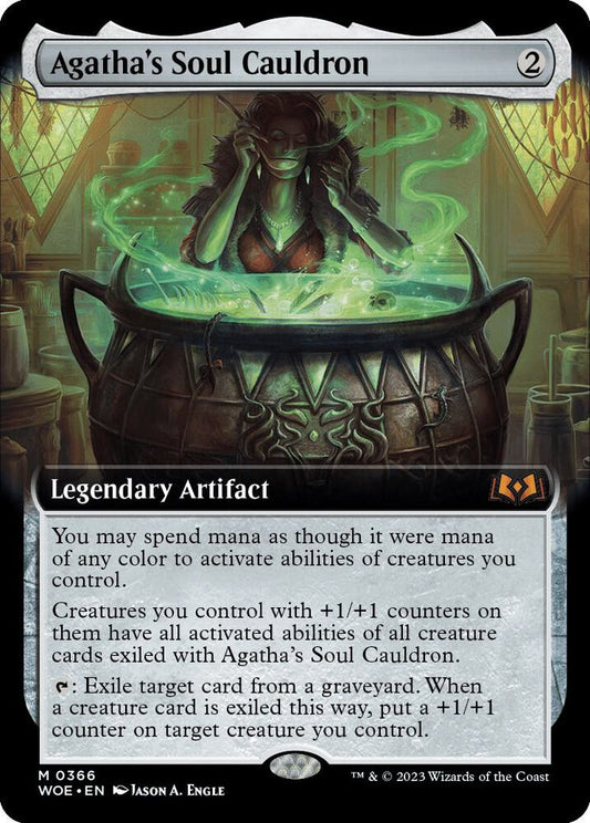Agatha's Soul Cauldron (Extended Art) - Wilds of Eldraine (WOE)