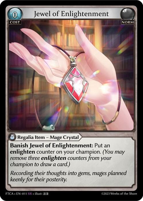 Jewel of Enlightenment - Fractured Crown (FTC) Super Rare Foil