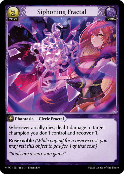 Siphoning Fractal - Mercurial Heart (MRC) Foil