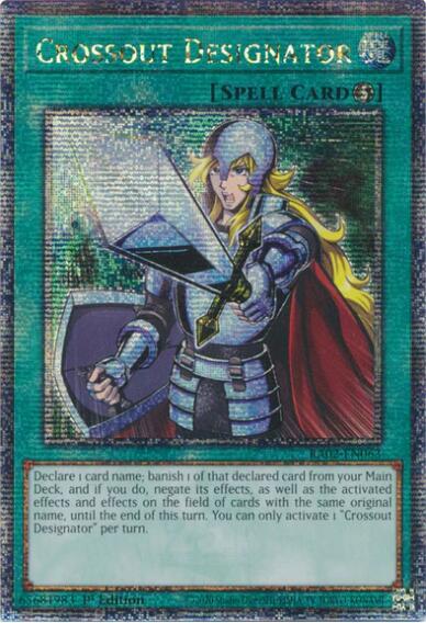 Crossout Designator (Quarter Century Secret Rare) - 25th Anniversary Rarity Collection II (RA02)