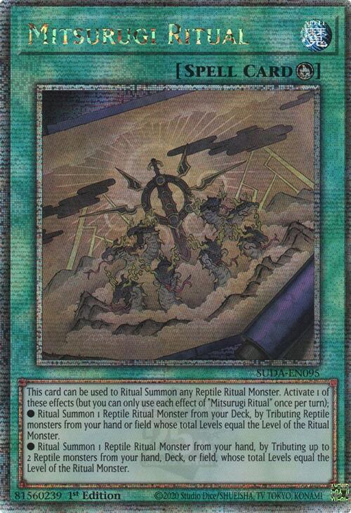 Mitsurugi Ritual (Quarter Century Secret Rare) - Supreme Darkness (SUDA)
