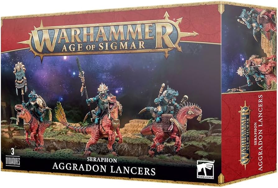 Warhammer Age of Sigmar : Seraphon Aggradon Lancer