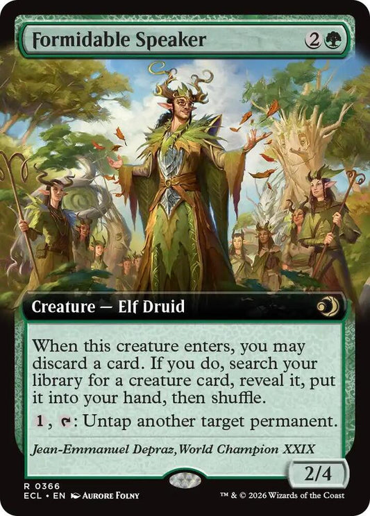 ormidable Speaker (Extended Art) - Lorwyn Eclipsed (ECL)