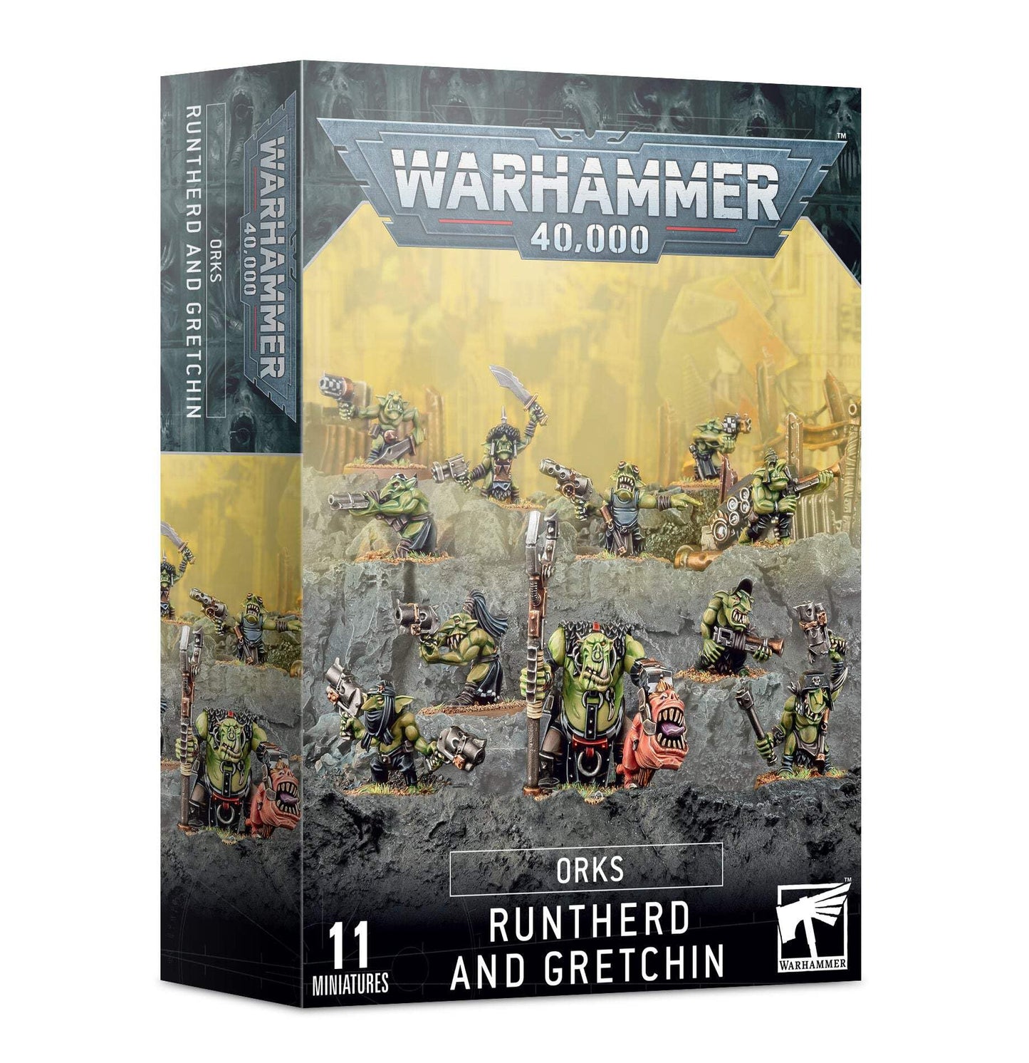 Warhammer 40K Orks Runtherd and Gretchin