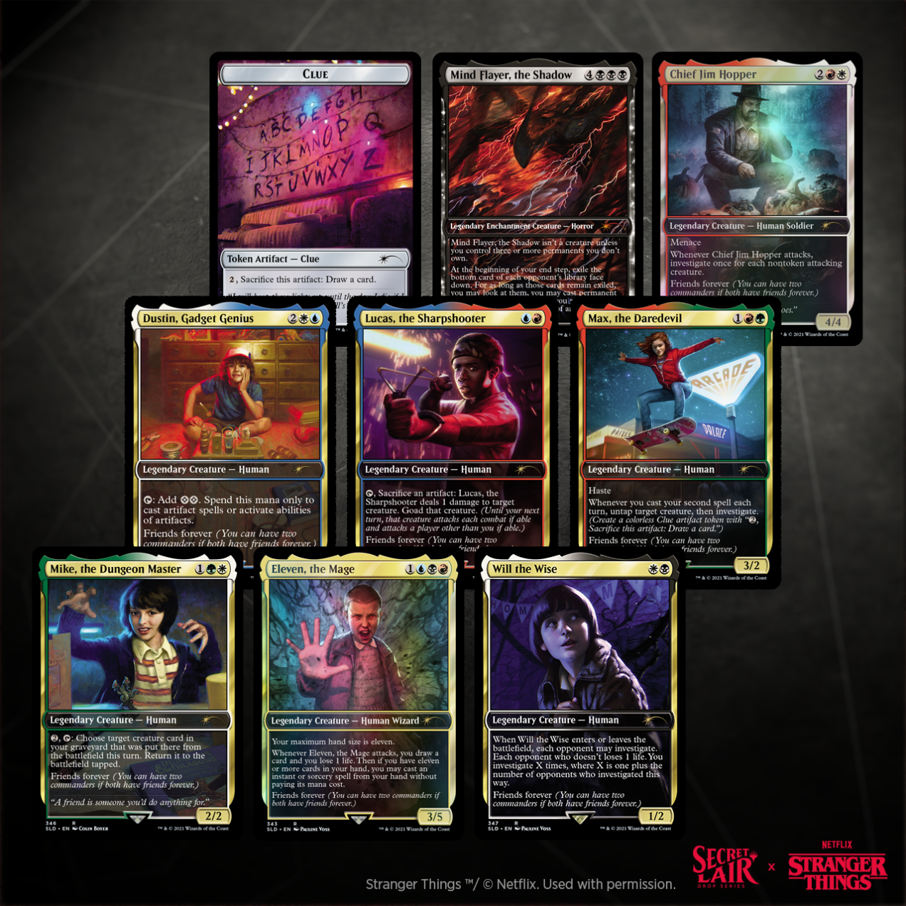 Secret Lair Drop: Secret Lair x Stranger Things - Traditional Foil Edition - Secret Lair Drop Series (SLD)