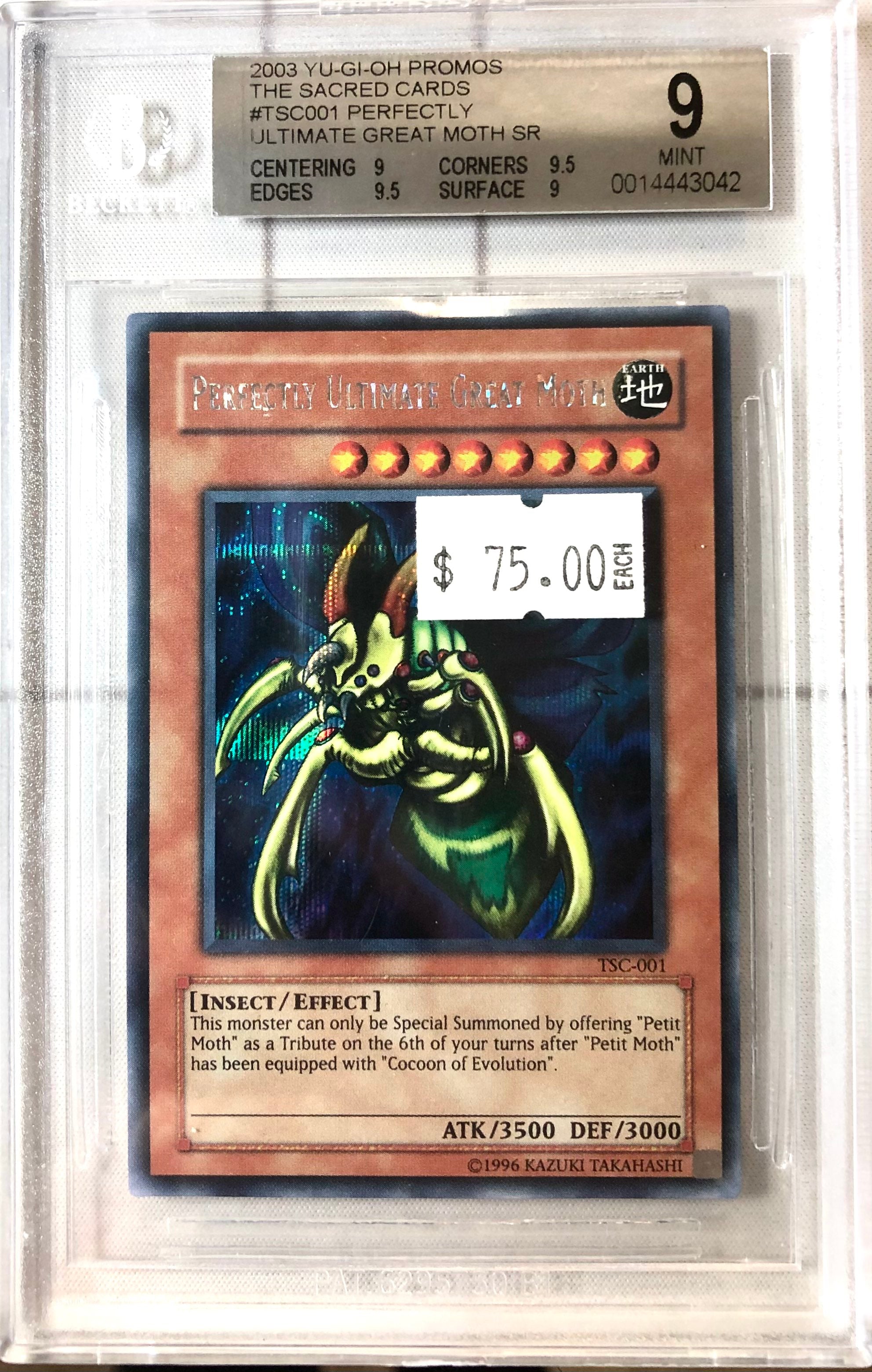 Yugioh - Perfectly Ultimate Great Moth (Super Rare) BGS 9 Mint