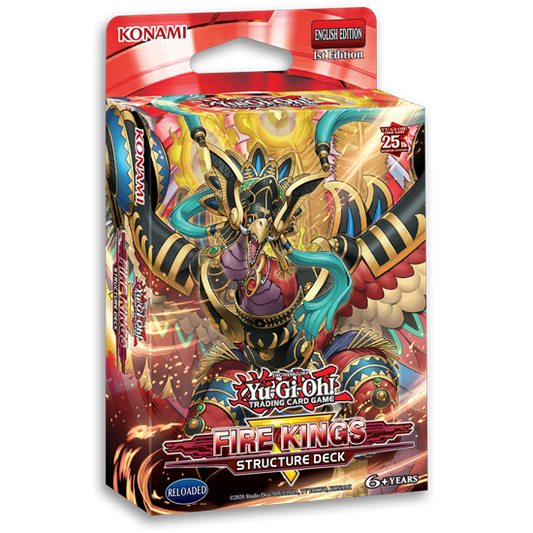 YUGIOH - STRUCTURE DECK: REVAMPED FIRE KINGS - 1ST EDITION