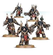 Warhammer 40K Chaos Space Marines Chaos Terminator Squad