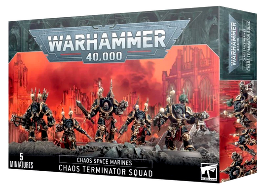 Warhammer 40K Chaos Space Marines Chaos Terminator Squad