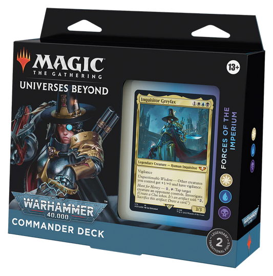 Magic The Gathering - WARHAMMER 40,000 COMMANDER DECK - FORCES OF THE IMPERIUM